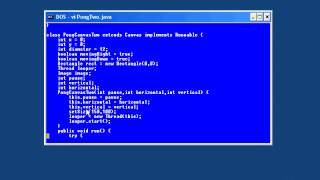 58.Java Intro -Chapter08.Simple Animation-Lesson6.Pong Program Two.