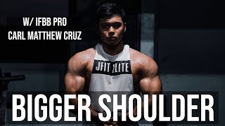 SHOULDER WORKOUT for GROWTH + TIPS