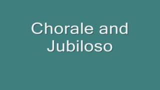 Chorale and Jubiloso by James Barnes