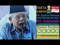 KH. Syukron Ma`mun Akhirnya Dukung Thesis Kiai Imaduddin | Nasab Habib Baalawi Rungkad