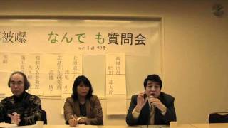 脱原発世界会議ー内部被曝何でも質問会③回答する西尾正道氏