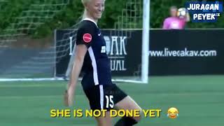 funny moment in football || football women funny