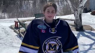 Mississauga Jr. Hurricanes Goalie Training #HockeyatHome