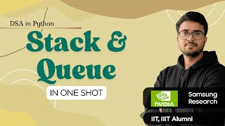2.6 Stack and Queue | DSA in Python | Hindi