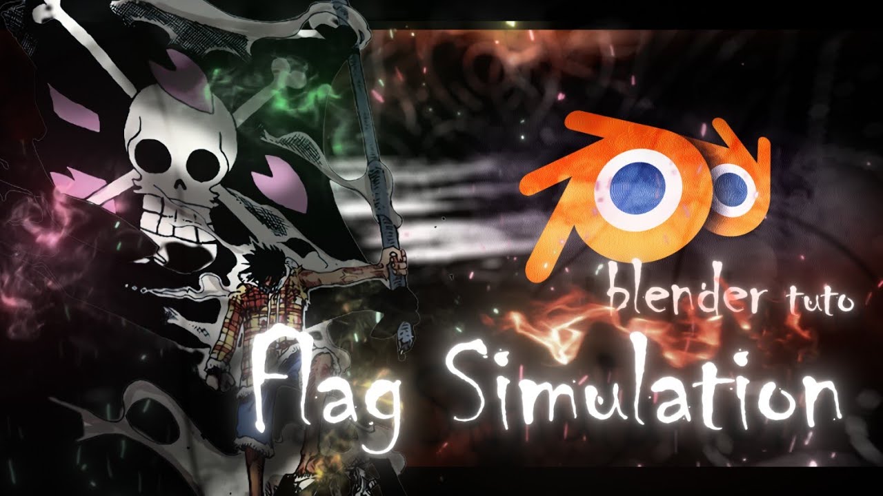 Flag Simulation Blender Tutorial Youtube