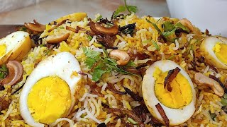 ഹൈദ്രബാദി egg ദം ബിരിയാണിയുടെ ശരിയായ രീതി/how to make hyderabadi egg dum biriyani #youtube #food