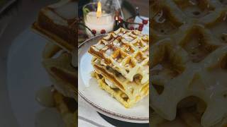 Banana Waffles with Sugar-Free Condensed Milk  #food #cooking #recipe #їжа #foodie #yummy  #рецепт