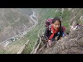 The Most Dangerous Cliff Road to School | Dangerous Rural Life | Cliff Villages in China