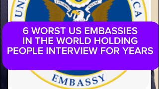 6 WORST US EMBASSIES IN THE WORLD