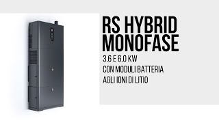 Evoluzione RS Hybrid Monofase