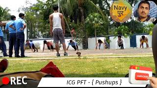 Indian Coast Guard PFT Review 🇮🇳 Indian Coast Guard Pushups 🇮🇳 10 Pushups Coast Guard 🇮🇳#coastguard