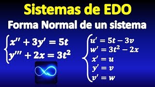 03. Forma Normal de un sistema de EDO, ¿cómo transformar un sistema?