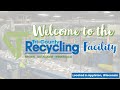 A Virtual Tour of the Tri-County Recycling Facility in Appleton, Wisconsin