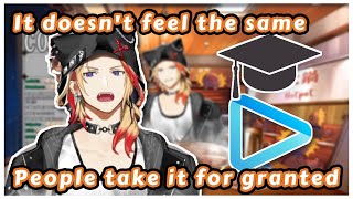 Axel talked about the differences between getting into Holostars and his graduation [Holostars EN]