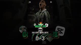 Victoria importantisima para dejar la eliminatoria sentenciada ¡VAMOS! #realbetis