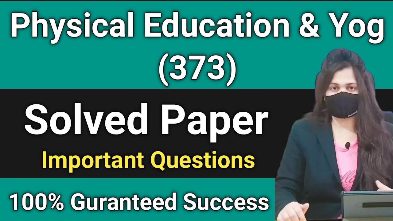 Physical Education Important Questions Class 12 Nios - YouTube