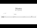 JENNIE - Mantra | DRUM SHEET MUSIC