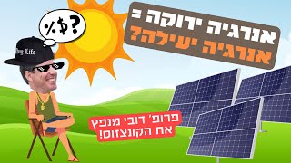 מדוע אנרגיה סולארית זה רעיון גרוע | פרופ׳ יונתן דובי בשיחה מרתקת!