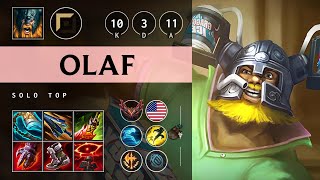 Olaf Top vs Sett: Godlike - NA Grandmaster Patch 14.23