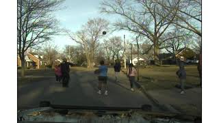 Euclid Officer Shoots Hoops with Kids