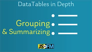 DataTables Module: Grouping