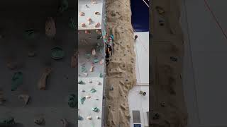 Liam goes Wall Climbing on the Norwegian Epic