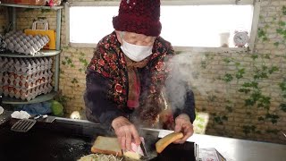 86세 창동 할머니 토스트 근황 Grandmother toast / Korean street food