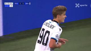 Champions League 20.10.2020 / Goal de Ketelaere against Zenit