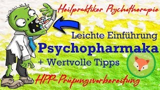 Heilpraktiker Psychotherapie PSYCHOPHARMAKA - hilfreiche GRUNDLAGE für die Prüfungen (Lernvideo)