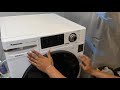 panasonic frontload washing machine demo