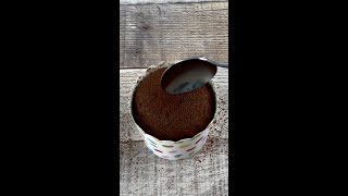 1 minute Cake In Cup In Microwave | No Egg No Milk No Butter Cake #Shorts