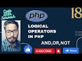 Logical Operators In PHP | PHP Tutorial In Hindi | Code With Sarvesh