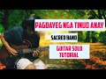 Pagdayeg nga tinud anay sacred band guitar tutorial