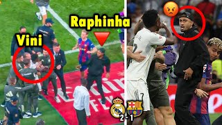 Raphinha Protects Lamine Yamal from Vinícius Jr’s Furious Attack After El Clásico