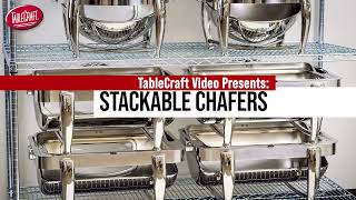 Introducing TableCraft's Stacking Chafers