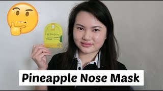 Sephora Collection Pineapple Nose Mask Review @Sephora  | Tracey Violet