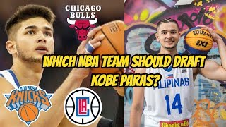 Kobe Paras to the Chicago Bulls? Potential NBA teams interested!