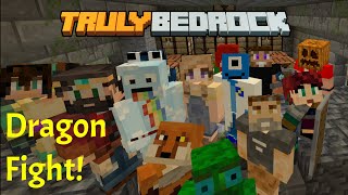 We defeated THREE ender dragons in Minecraft Truly Bedrock!