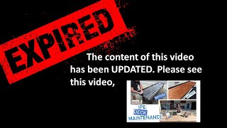 Ipe Deck Maintenance (outdated video); See the NEW video link in the description below!