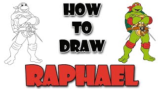 How To Draw Ninja Turtles Raphael Step By Step Drawing | D4Drawing