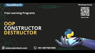 35.Python Tutorial for Beginners | Constructor and Destructor