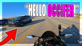 I think the cop was messing with the vibe! | MotoVlog #33