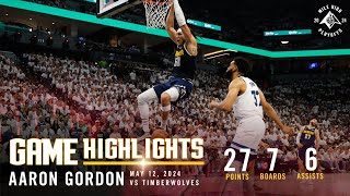 Aaron Gordon  Game Four Highlights vs. Timberwolves 🎥