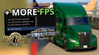 🔧SET THIS OPTION TO GET MORE FPS IN ATS \u0026 ETS2🔥| Boost FPS in American and Euro Truck Simulator 2✔️