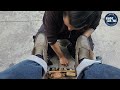 s5e192 foot massage with a pen u0026 shoe shine service asmr shoeshine faustoarizmendi