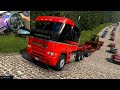 the hilly road is very steep difficult to drive american truck simulator gameplay no commentary