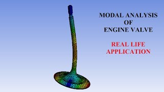 Exhaust Valve | Modal Analysis I Natural Frequency | Deformation | ANSYS Workbench