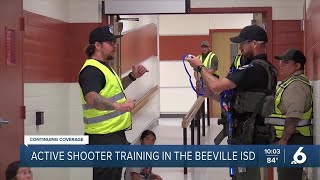 Beeville ISD Police undergo active shooter training