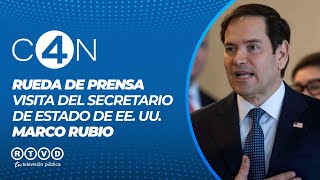 🔴 Rueda de Prensa - Visita del secretario de Estado de EE. UU., Marco Rubio