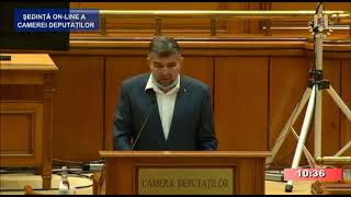 29.04.2020 - Intervenție - Marcel Ciolacu, Președintele Camerei Deputaților.